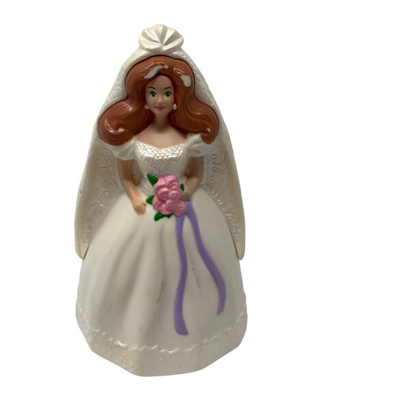 Barbie Bride Wedding 1991 Mcdonalds Happy Meal Toy Brown Hair Cake Topper Vtg - Picture 5 of 8